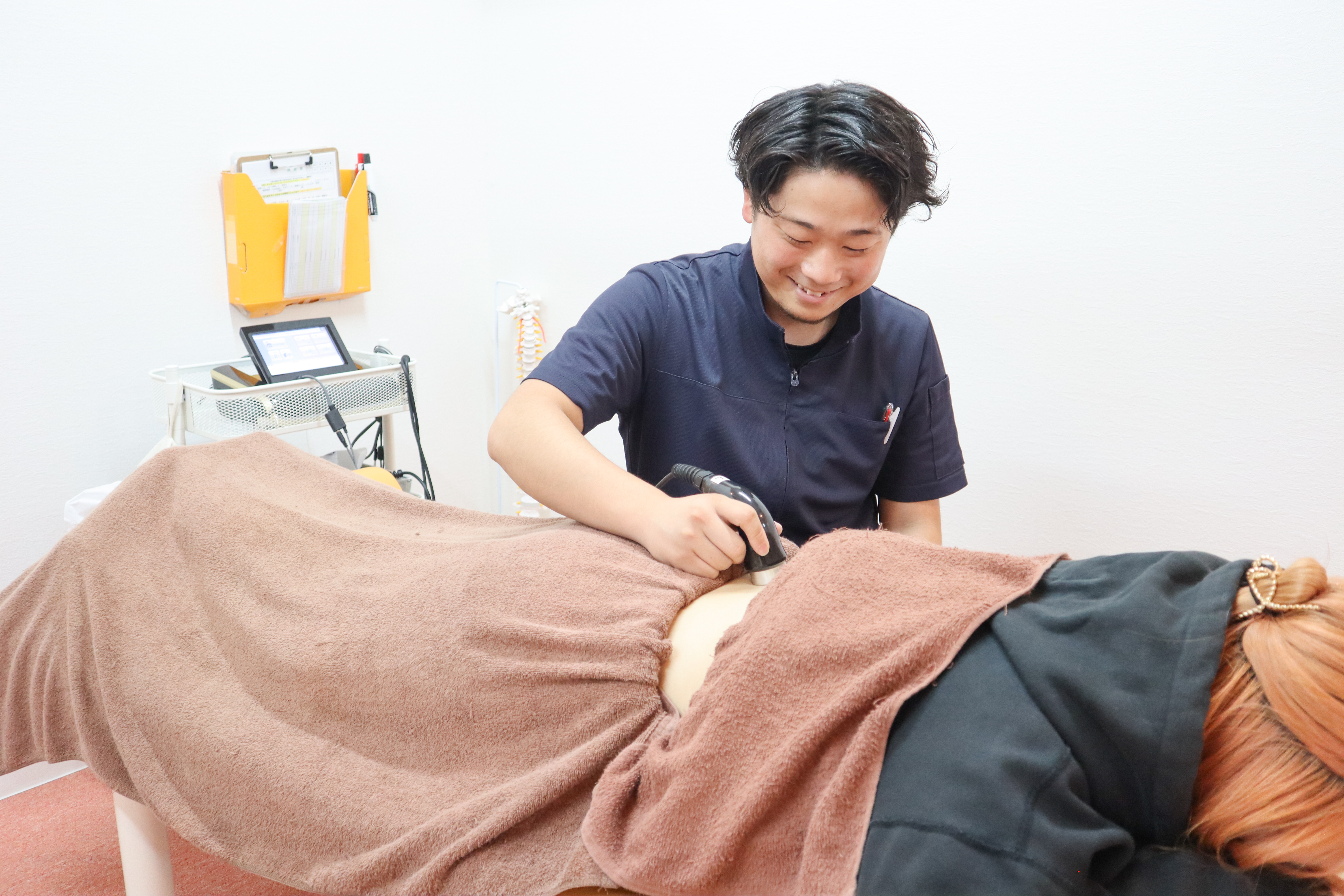 腰のハイボルテージ施術